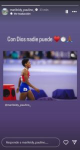 Marileidy Paulino al ganar oro: “Con Dios nadie puede”